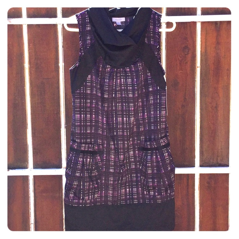 Richard Chai 4 Target Purple/Black dress sz M NWT